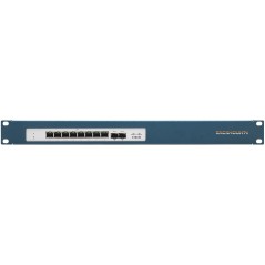 "Durable 1U Rackmount IT Mounting Bracket - Black | RM-CI-T3 | Secure Your Network Equipment"